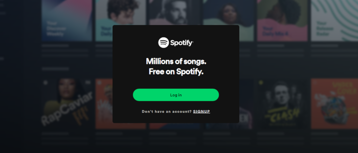 Forcing Spotify